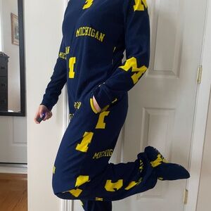 University of Michigan Fleece Onesie